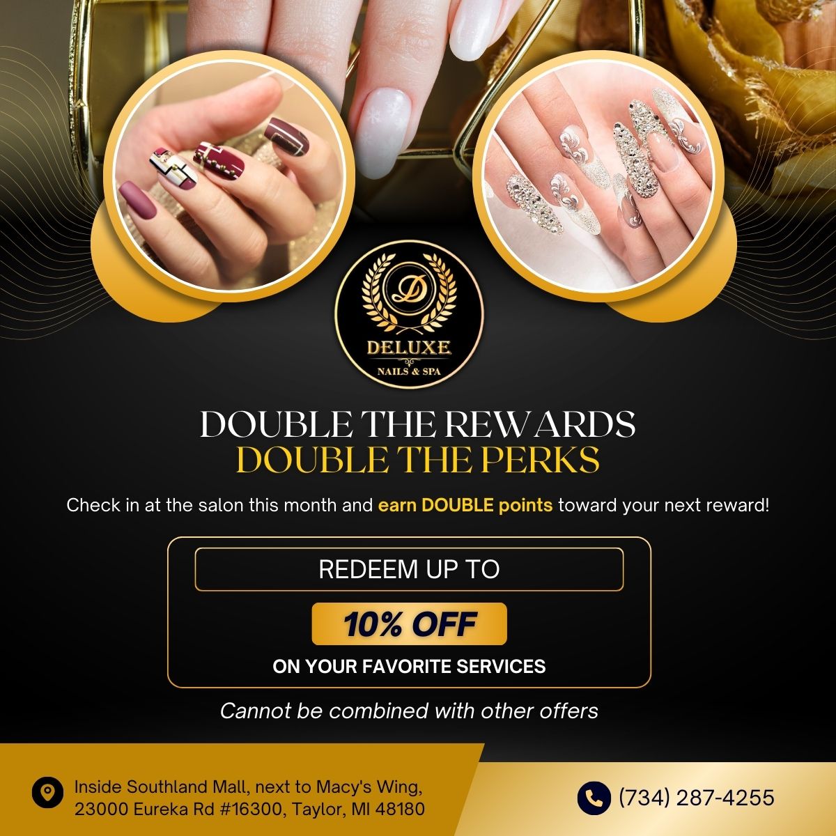 DOUBLE THE REWARDS, DOUBLE THE PERKS